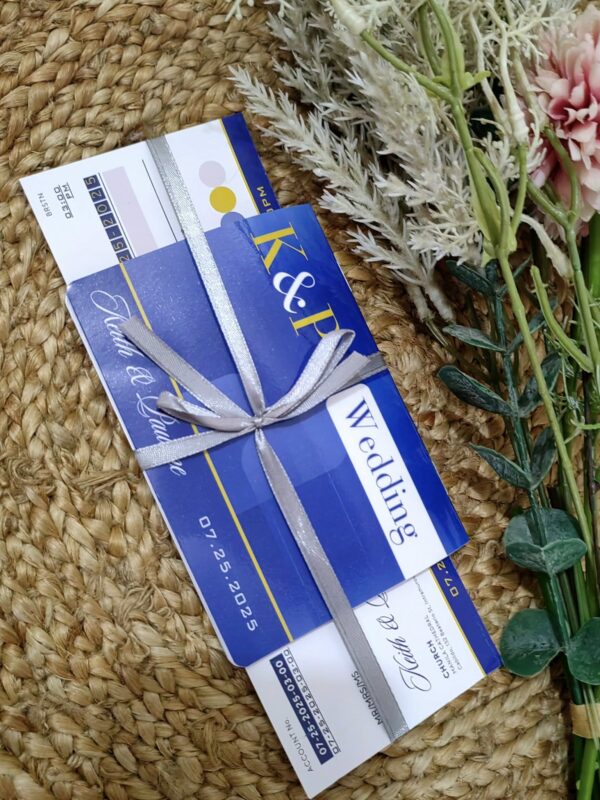 Passbook Wedding Invitation