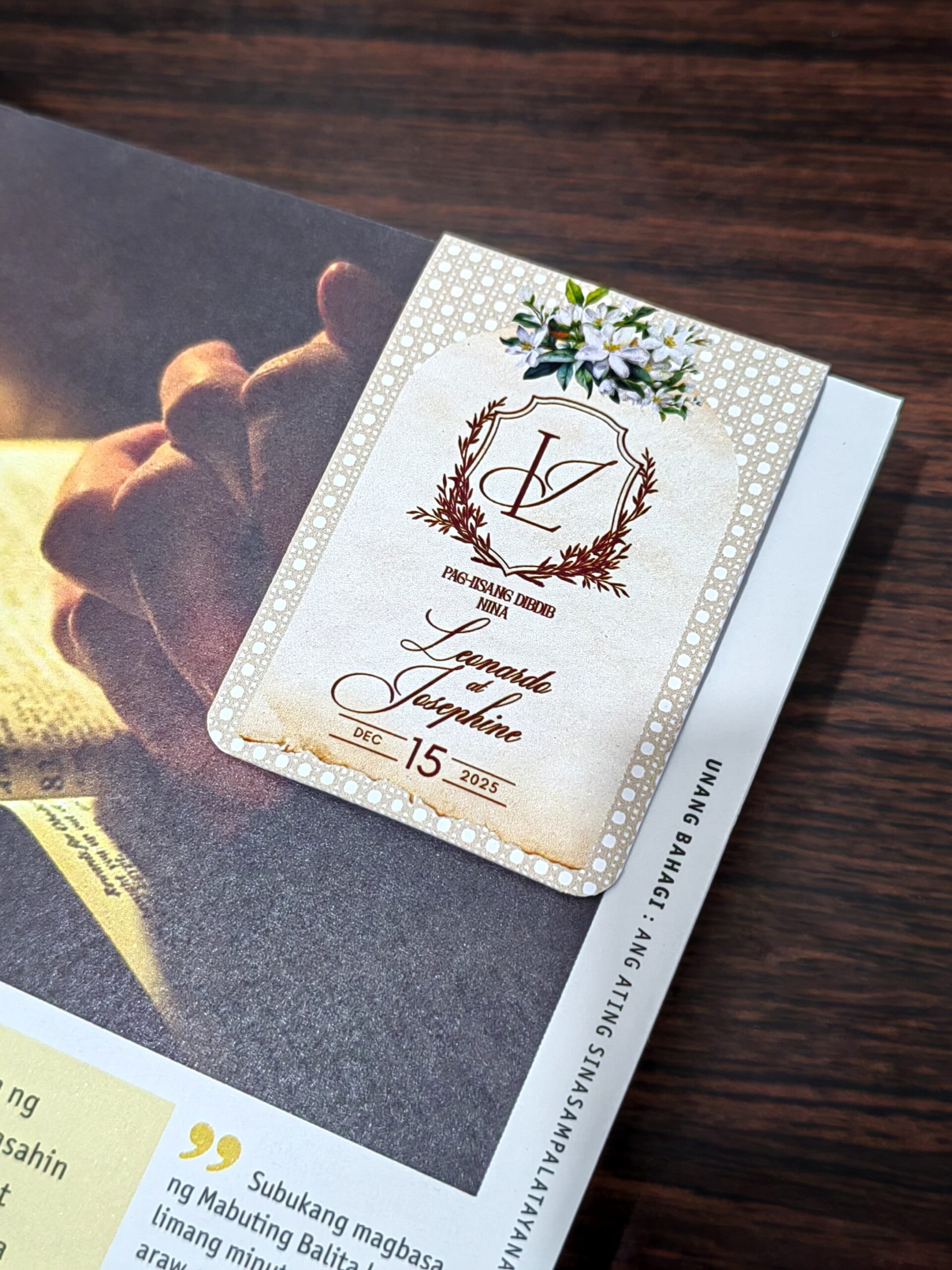 Magnetic Bookmark Wedding Souvenirs - Image 3