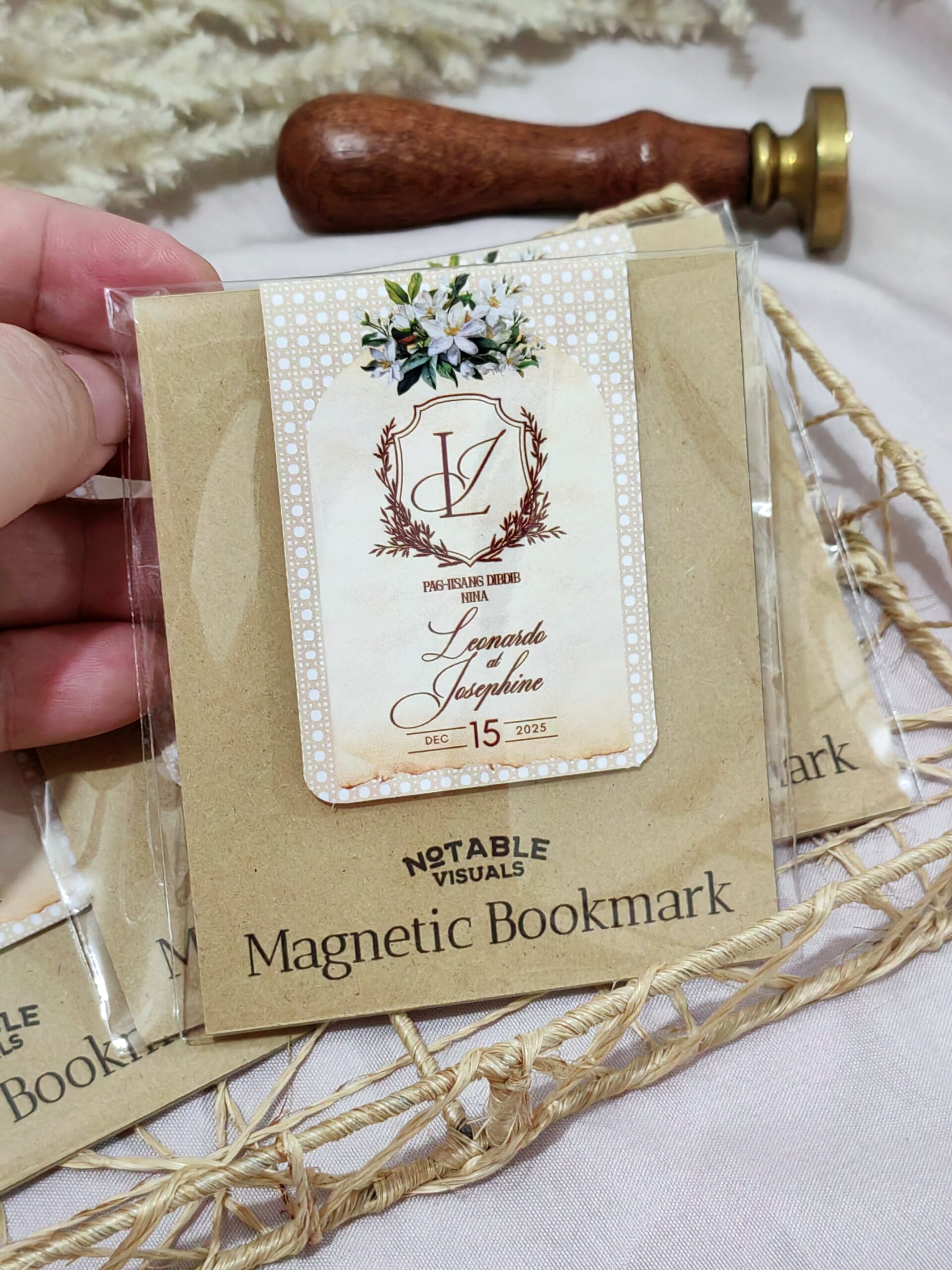 Magnetic Bookmark Wedding Souvenirs - Image 2