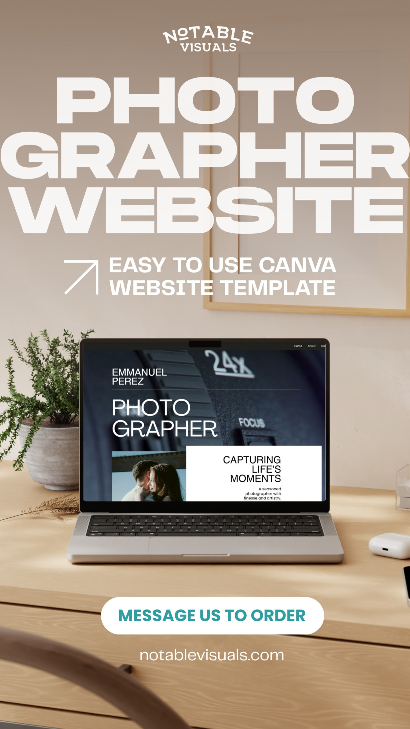 Photographer – Website Template (Emmanuel Theme)